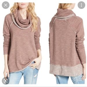 Free People Beach Cocoon funnel neck tee Size: XS/S